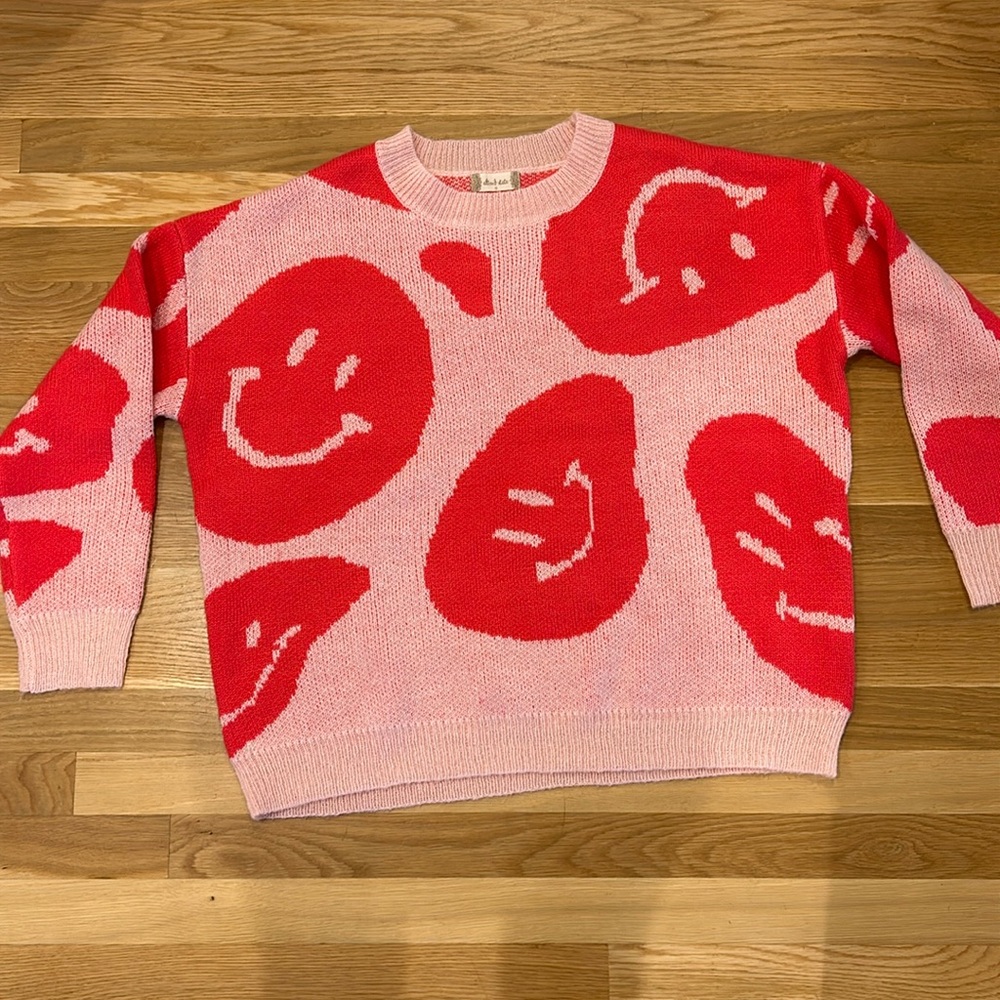 Altar’d State All Over Smiley Sweater
